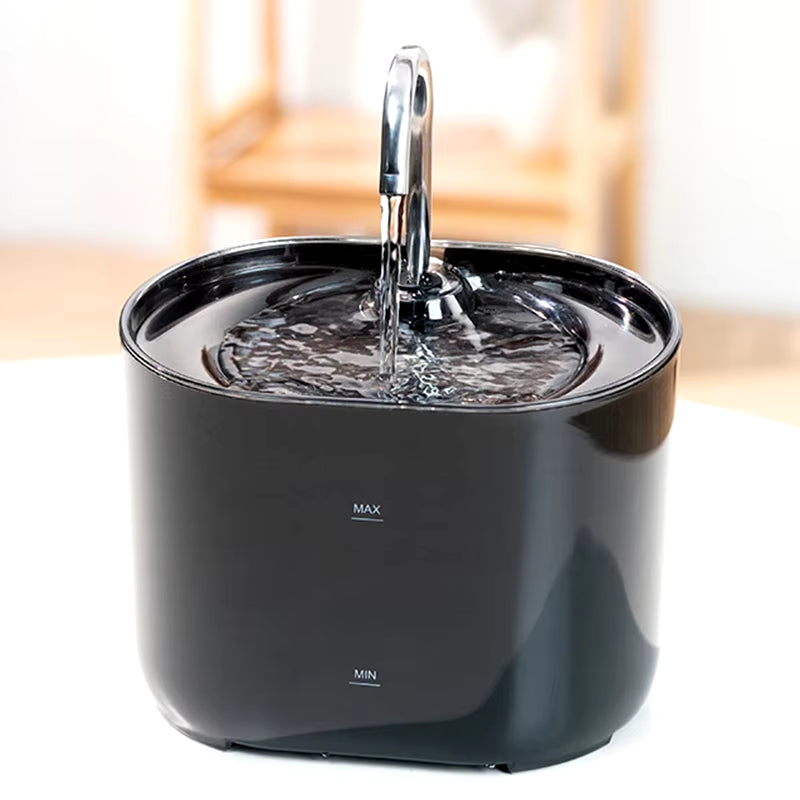 Cats Water Fountain Automatic Filter Cats Fountain with Stainless Steel Faucet Silent Water Pump Pet Cats Dog Water Dispenser